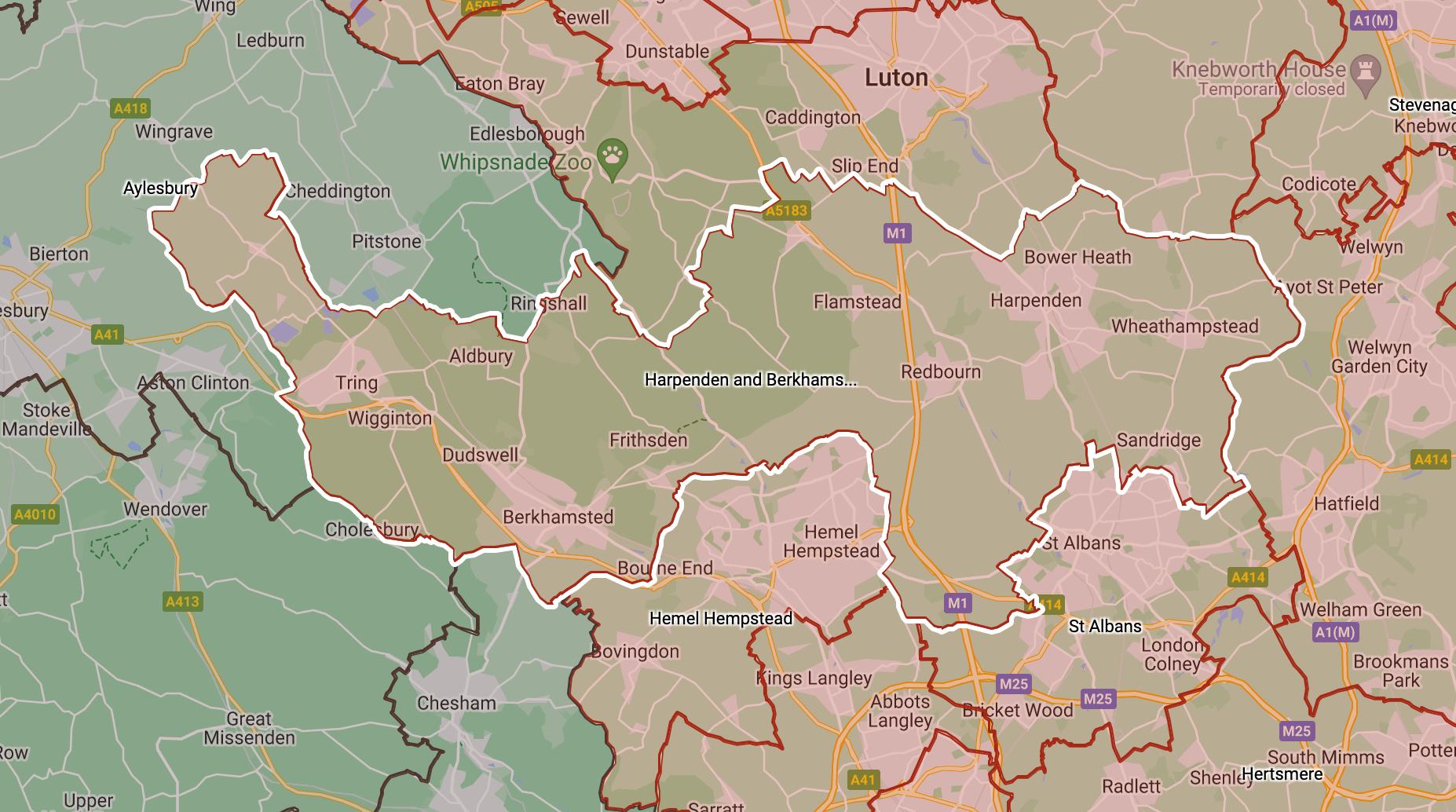 Harpenden & Berkhamsted Constituency