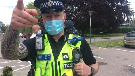 Policeman pointing
